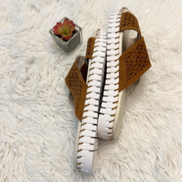 Ilse Jacobsen Criss Cross Luxury sandals slides women size EU 43, US 11 - Picture 4 of 6